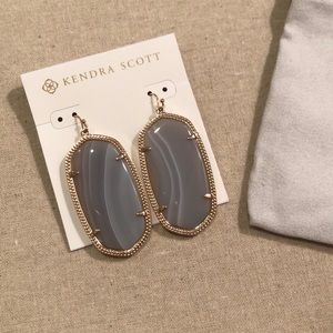 Kendra Scott Tan Agate Danielle Earrings